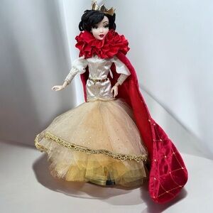 Elegant Princess Doll with Red Cape